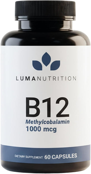 Luma Nutrition Vitamin B12 Methylcobalamin 1000 mcg - 60 Capsules