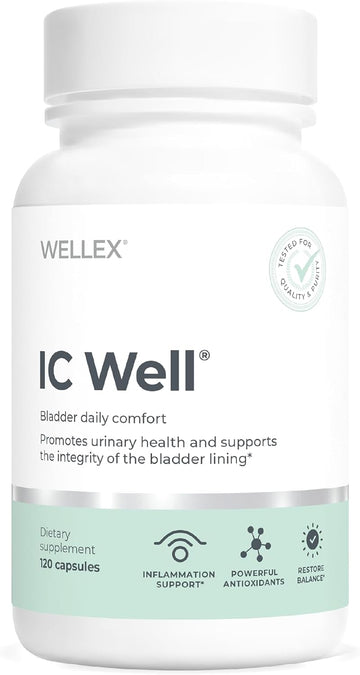 Papillex IC Well | Bladder Comfort & Urinary Wellness Support Supplement | NAG, Chondroitin & Quercetin for Urinary Comfort, Frequency & Sleep Support | 30-Day Formula