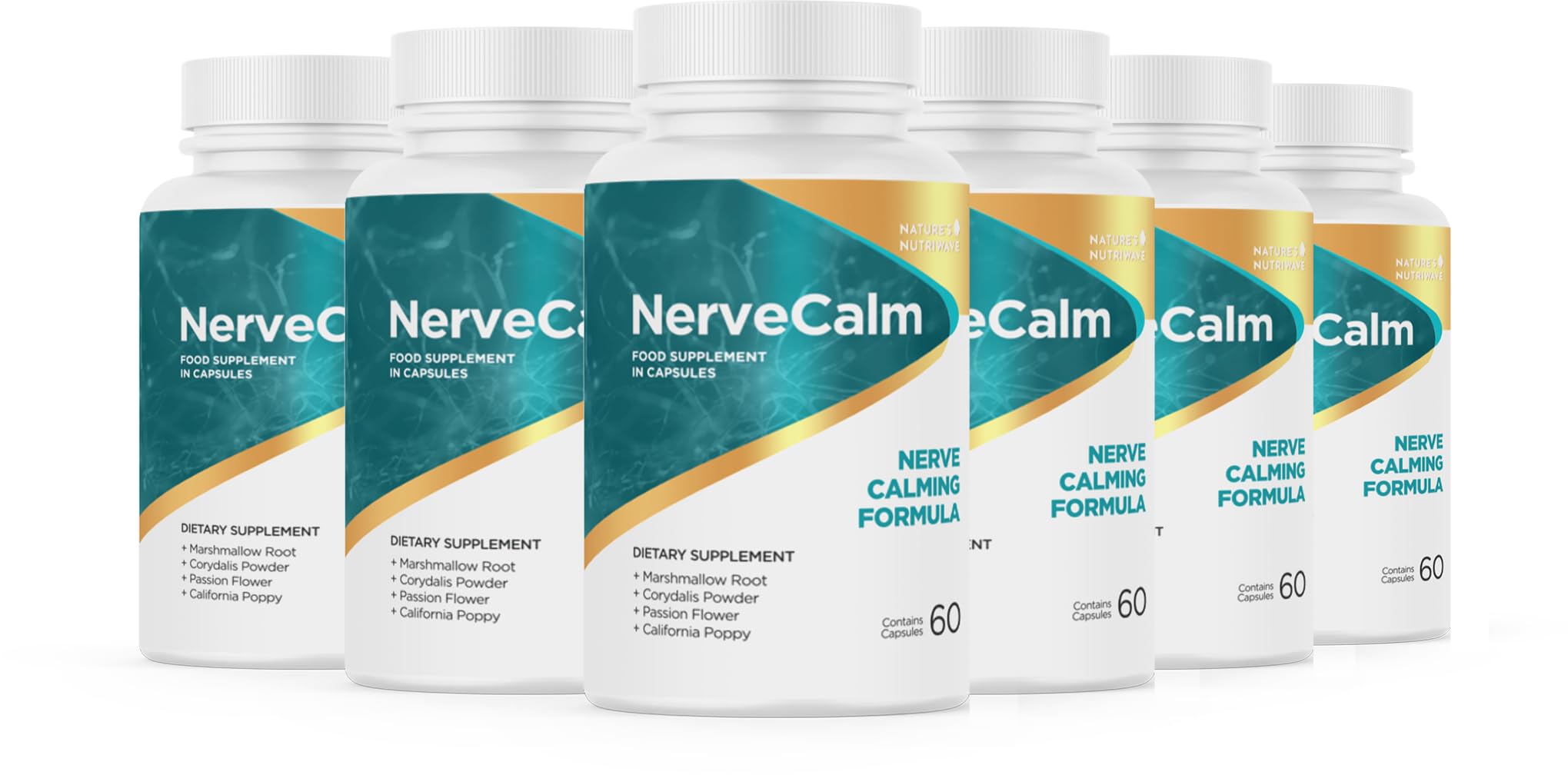 NerveCalm – Passion Flower & Prickly Pear Caps – 30 Ct, 1 Month Supply | Passion Flower, Prickly Pear & California Poppy | Vegan, Non-GMO, Made in USA | Easy-to-swallow capsule