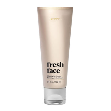 Plexus Fresh Face™ Refreshing Gel Cleanser | 3.4 Fl Oz | pH-Balanced | Hydrating gel removes makeup & impurities. Microbiome-supporting with hibiscus, dragon fruit & hyaluronic acid