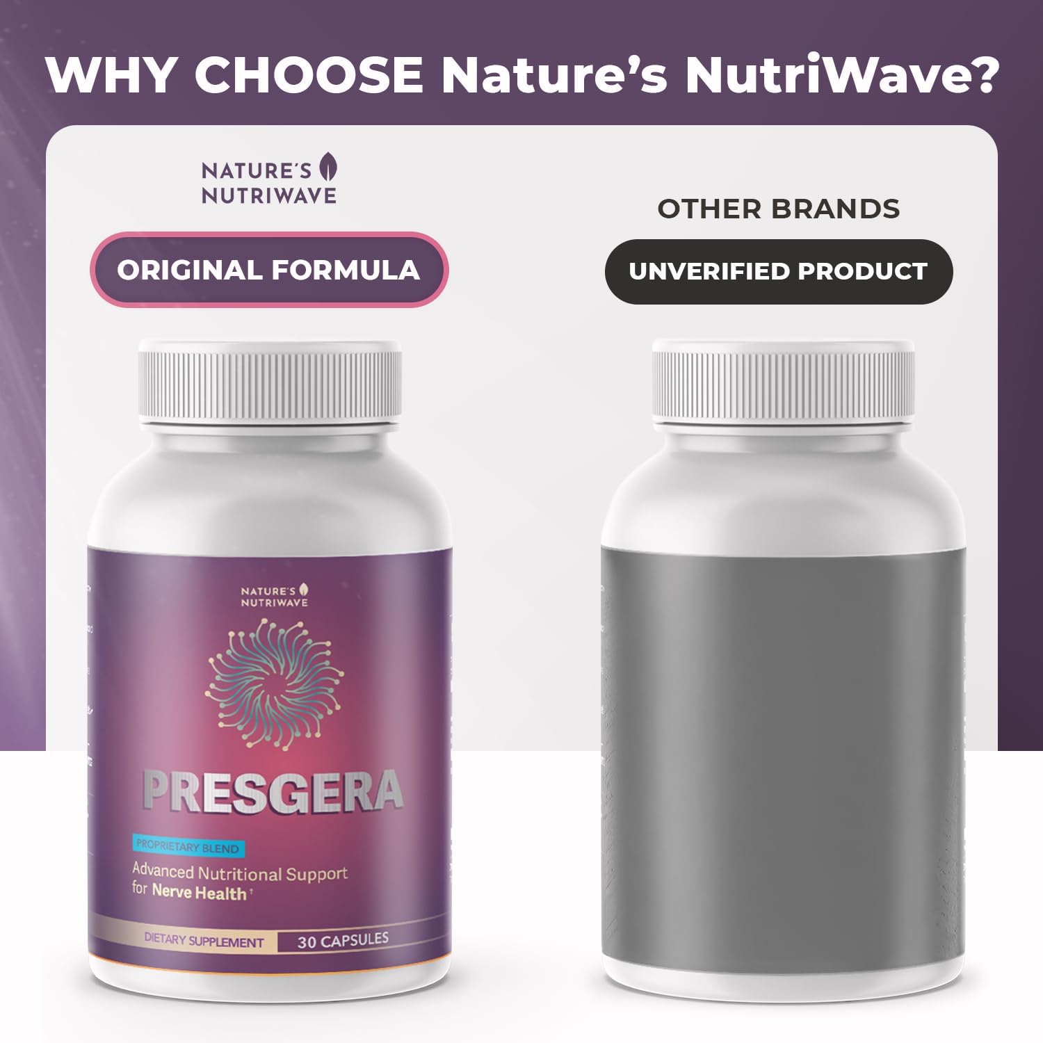 Presgera – Magnesium Glycinate, Turmeric & ALA – 30 Ct, 1 Month Supply | Also includes more botanicals with Magnesium Glycinate, Turmeric & Alpha Lipoic Acid | Non-GMO, Made in USA