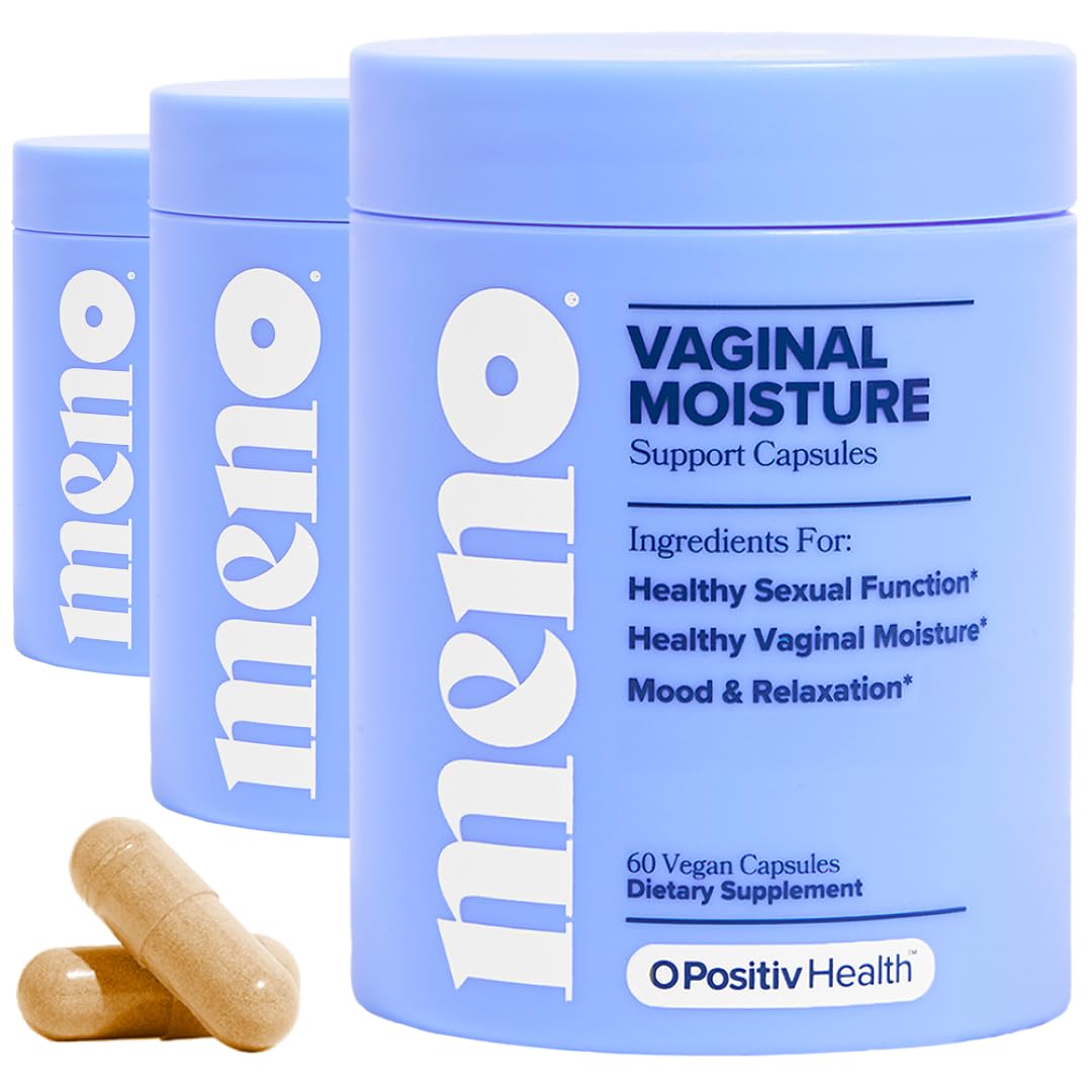 MENO Vaginal Moisture – Hormone-Free Capsules with Maca Root– 30-Day Supply