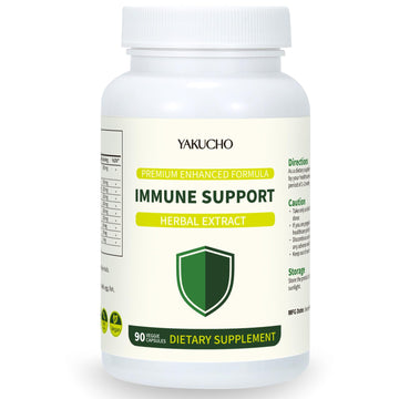 Herbal Immune Support Supplement, Vegan Capsules with Japanese Knotweed, Cat’s Claw, Skullcap & Sanguinolenta, Supports Immune Health & Overall Wellness, Gluten-Free YakuchoBuy Supplements Australia