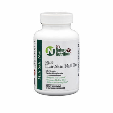 Dr's Nature & Nutrition Hair, Skin & Nail Plus Vitamin Supplement with Biotin 5000mcg, Bamboo Extract, Collagen Support - Extra Strength Beauty Supplement for Men and Women - 60 Capsules Dr's Nature & NutritionBuy Supplements Australia
