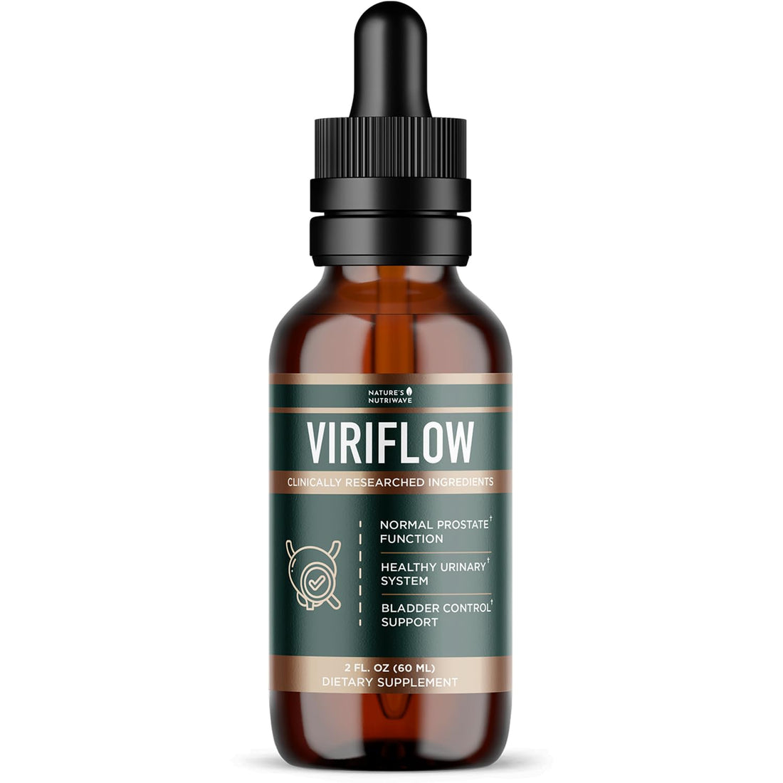 Nature’s NutriWave ViriFlow Liquid Supplement with Plant & Mineral Extracts – Natural Formula, Non-GMO, Made in USA, GMP-Certified – Easy-to-Use Liquid Drops, 60 mL, 2 Oz, 1 Month Supply Nature’s NutriWaveBuy Supplements Australia