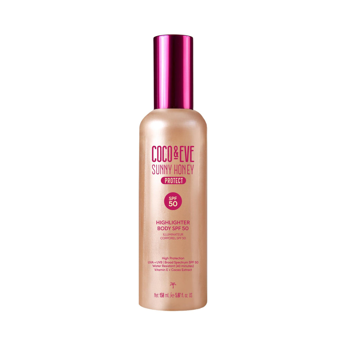 Coco & Eve Body Highlighter SPF 50 – Shimmer Sunscreen, Broad Spectrum Sun Protection, Lightweight Serum-Like Lotion with Pearlescent Minerals & Vitamin E for Hydrated & Glowing Skin, 5.07 Fl Oz Coco & Eve buy supplements Au