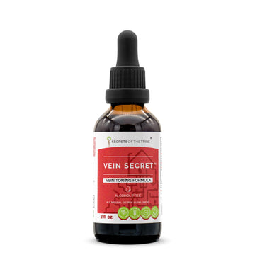Secrets of the Tribe - Vein Secret, Vein Tonnig Formula, Herbal Supplement Blend Drops Alcohol-Free Liquid Extract (2 fl oz) Secrets of the TribeBuy Supplements Australia