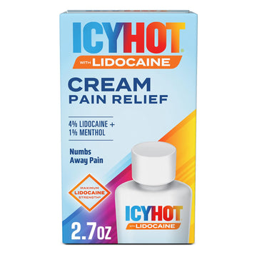 Icy Hot Max Strength Pain Relief Cream with Lidocaine Plus Menthol, 2.7 Ounces Icy HotBuy Supplements Australia