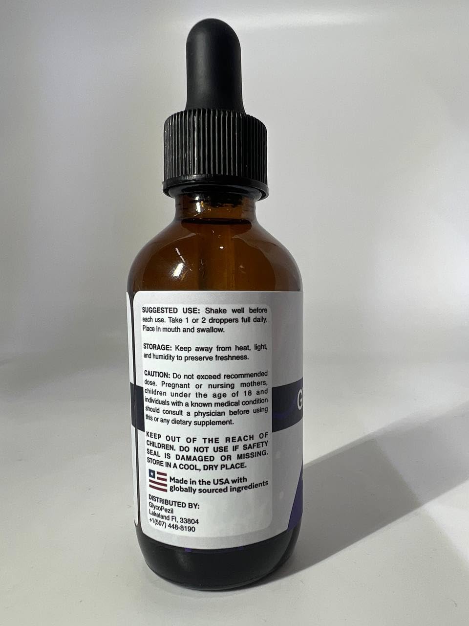 GlycoPezil Drops – Chromium, Maca & Ginseng – 2 fl oz, 3 Month Supply | Chromium, Maca Root, Ginseng & plant extracts | Non-GMO, GMP-Certified, Made in USA | Dropper, daily drops