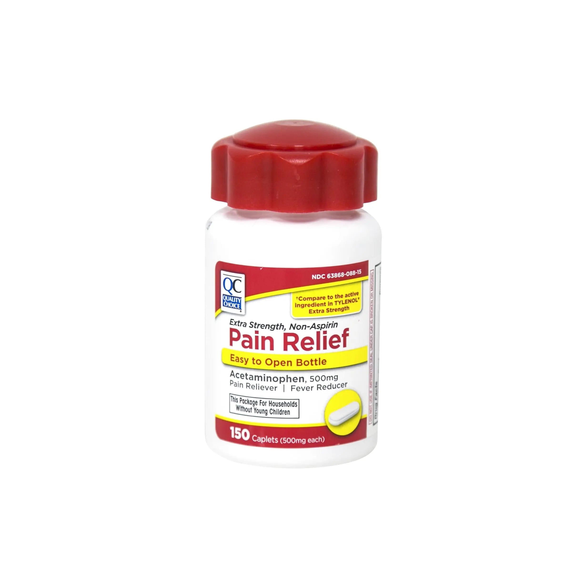 Quality Choice Easy Open Extra Strength Pain Relief, Acetaminophen 500mg Extra Strength, Pain Reliever and Fever Reducer for Headache, Backache, Toothache and Muscle Aches, 150 Count Bottle. Quality ChoiceBuy Supplements Australia
