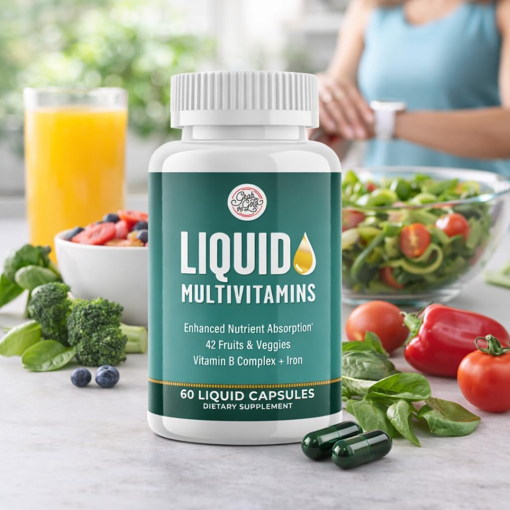 Grab The Gold Women's Multivitamin Capsules 42 Fruits & Vegetables
