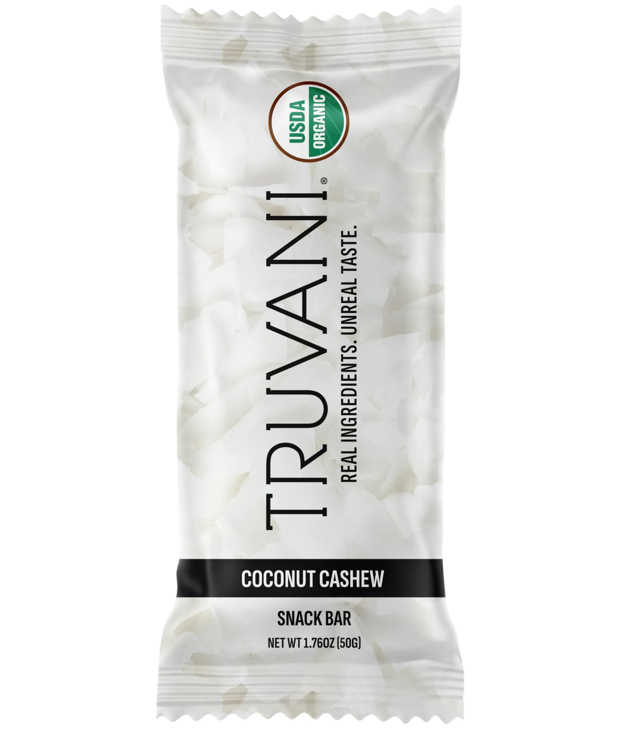 Truvani Plant Based Snack Bars | Variety | 12 Pack | Vegan | 5-8g Protein | USDA Organic and Vegan | Dairy, Soy, and Gluten Free | Individually Wrapped