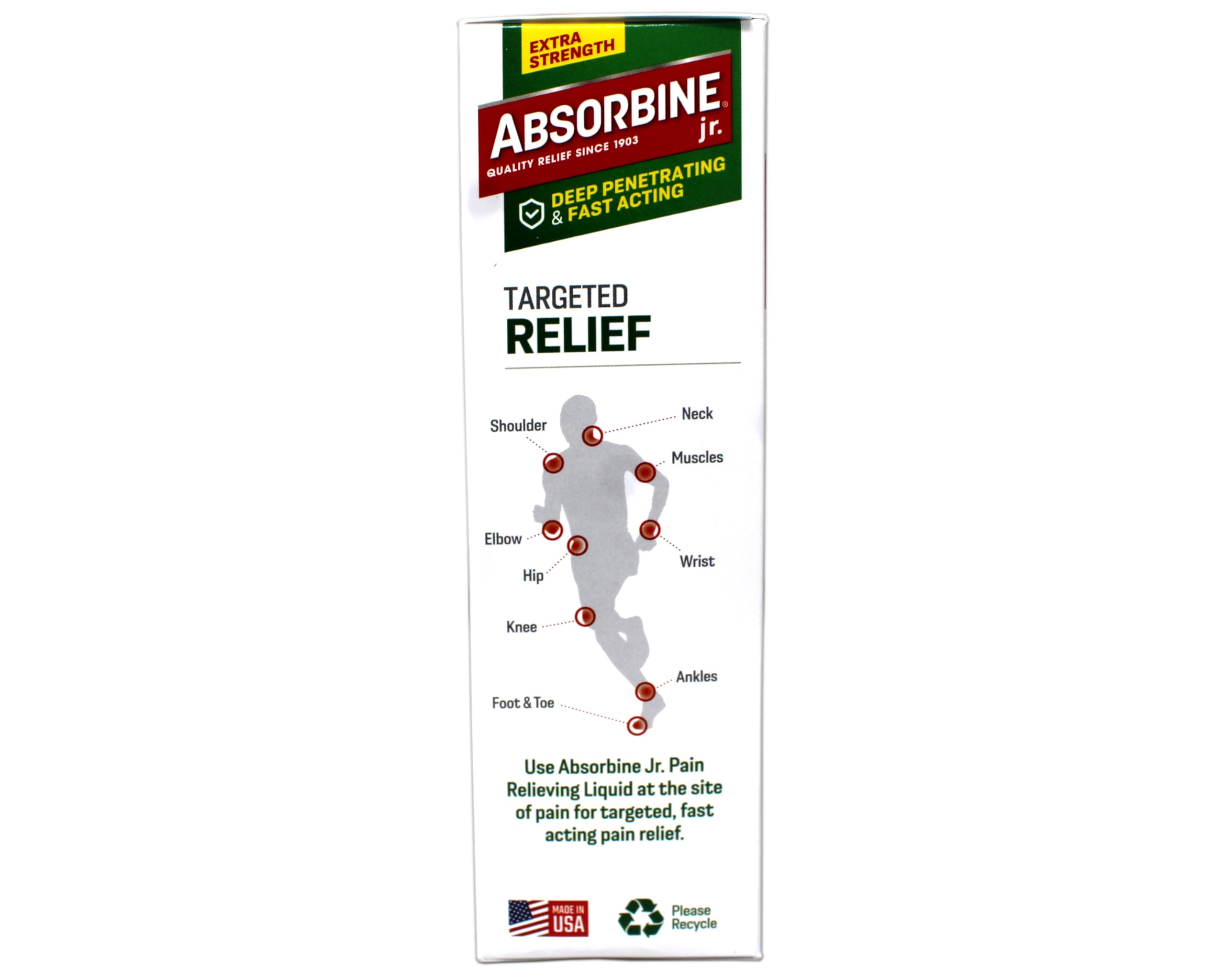 Absorbine Plus Pain Relieving Liquid - 4 oz, Pack of 6. ABSORBINE JR.Buy Supplements Australia