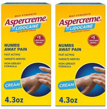 Aspercreme with Lidocaine Maximum Strength Pain Relief Cream, 4.3 Oz (Pack of 2) AspercremeBuy Supplements Australia