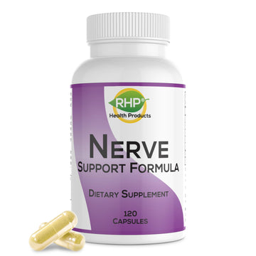 RHP Nerve Support Formula. Nutritional Support of Neuropathy, Nerve Relief from Aches, Nerve Pain & Discomfort. B-Complex with Benfotiamine and Methyl B12. 120 Capsules RHPBuy Supplements Australia