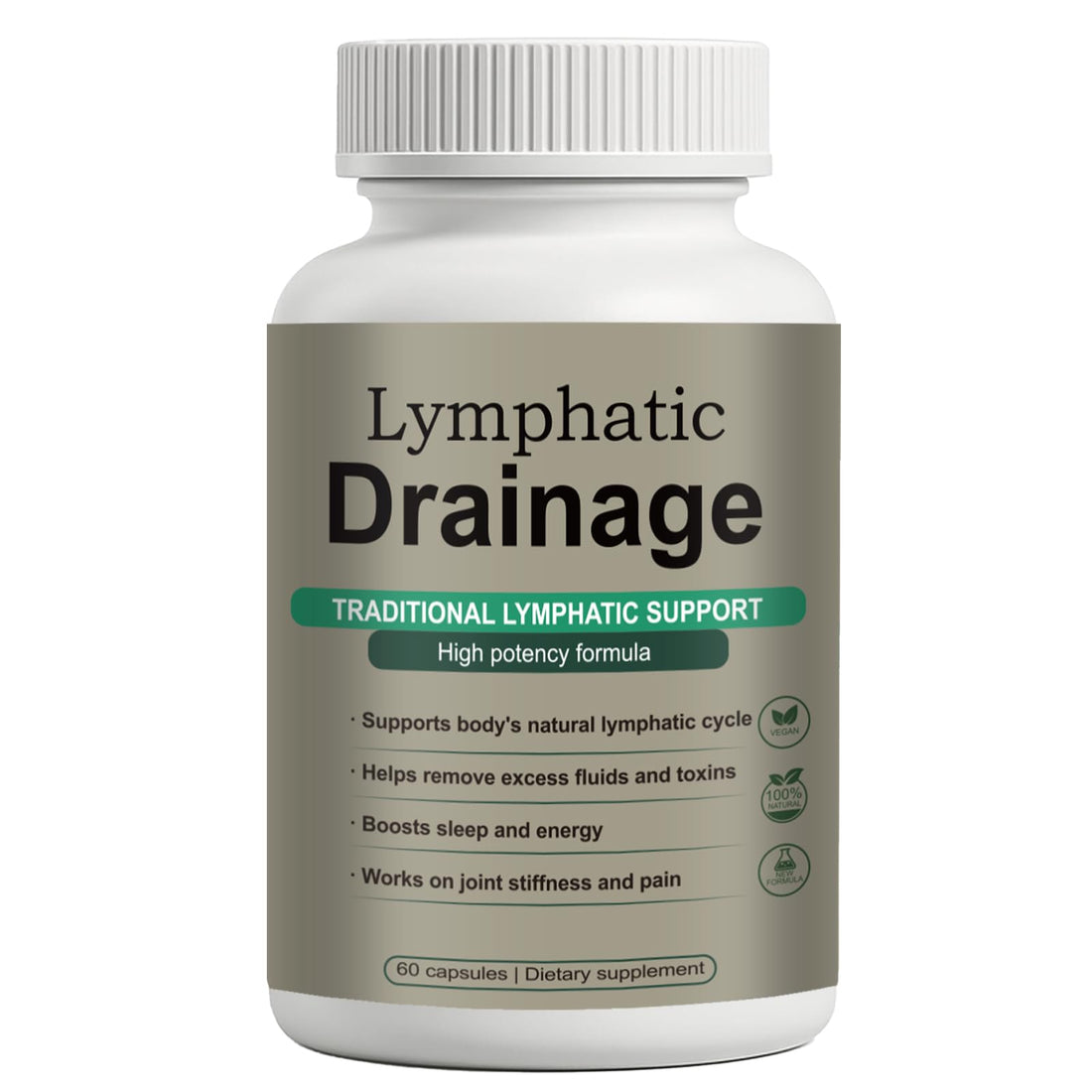 Lymphatic Drainage Capsules – Natural Herbal Blend with Dandelion, Burdock, Kelp & Echinacea – Supports Circulation & Fluid Balance Qiuumey buy supplements Au