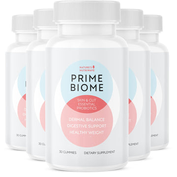 Nature’s NutriWave PrimeBiome Probiotic Gummies – Plant-Based Blend with Inulin, Lion’s Mane, Ginger & More– Non-GMO, No Stimulants, GMP Certified – 30 Gummies, 6 Month Supply Nature’s NutriWaveBuy Supplements Australia
