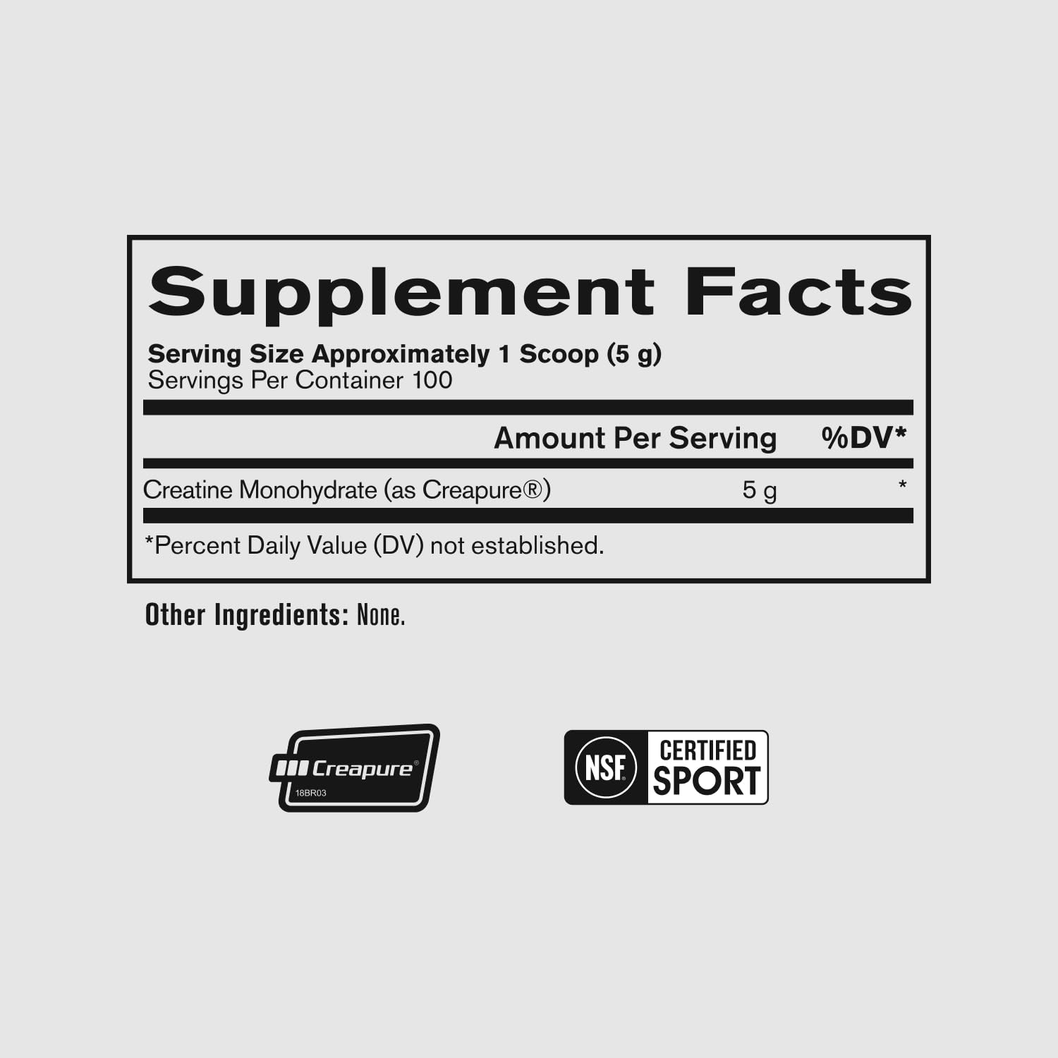 BARE PERFORMANCE NUTRITION, BPN Pure Creatine Monohydrate Powder by Creapure, 5g of Creatine per Serving, Supports Muscle Growth, Unflavored Creatine Powder, 60 Servings | 5g of Creatine per Serving, Supports Muscle Growth for Increased Strength, Power an