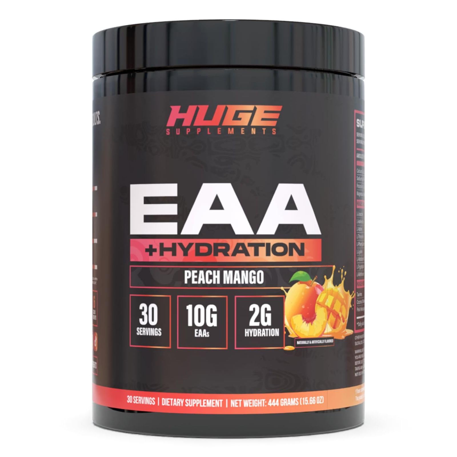 Huge EAA + Hydration, Essential Amino Acids Powder, EAAs & BCAAs, Intra & Post Workout Recovery Powder, Muscle Growth, Recovery & Performance, 10g EAAs & Electrolytes, Kiwi Blueberry, 30 Servings