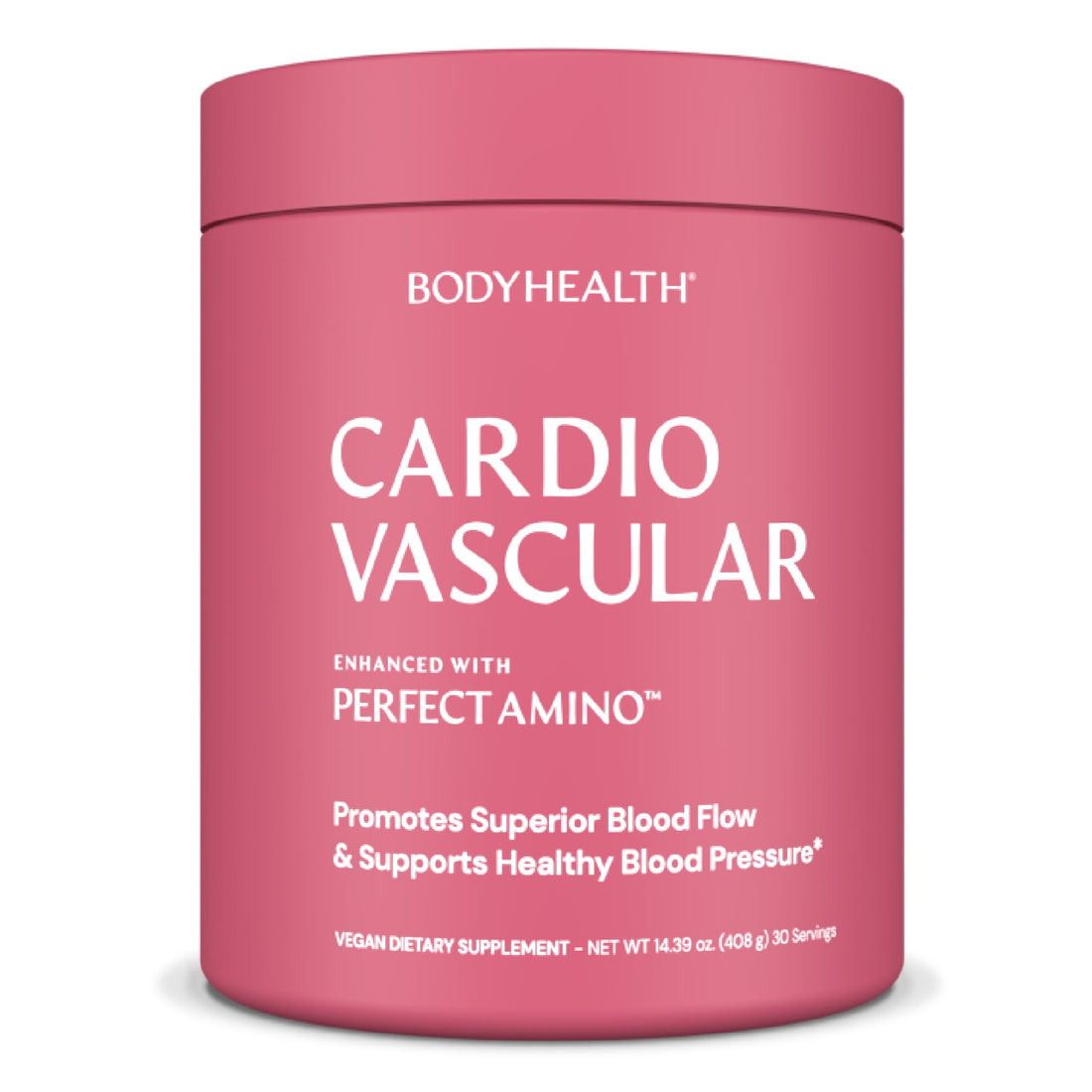 BodyHealth Cardio Vascular with PerfectAmino, Blood Flow and Heart Health Supplement Support with CoQ10, Nicotinamide Riboside, Resveratrol and D-Ribose, Chocolate Flavor, 30 Servings BodyHealthBuy Supplements Australia