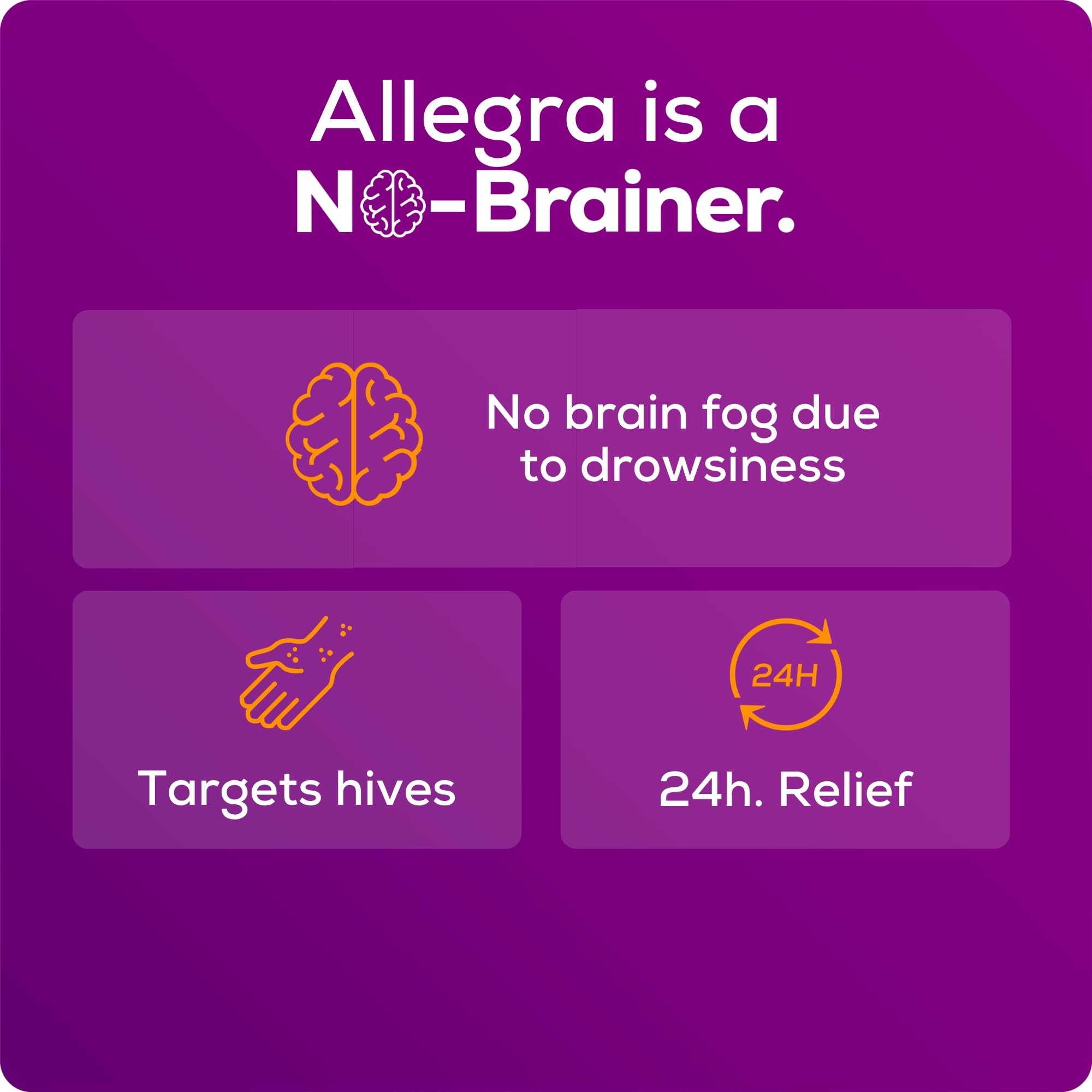Allegra Hives Antihistamine 24-Hour Tablets, Non-Drowsy Hive Reduction and Hive Itch Relief, 180 mg Fexofenadine HCI, 30-Count Allegra buy supplements Au