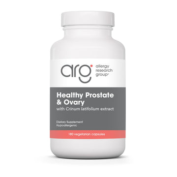 Allergy Research Group Healthy Prostate & Ovary - Traditional Chinese & Vietnamese Herbal Blend with Crinum Latifolium - Supports Reproductive Tissue & Immune Balance - 60 Servings - 180 Capsules Allergy Research GroupBuy Supplements Australia