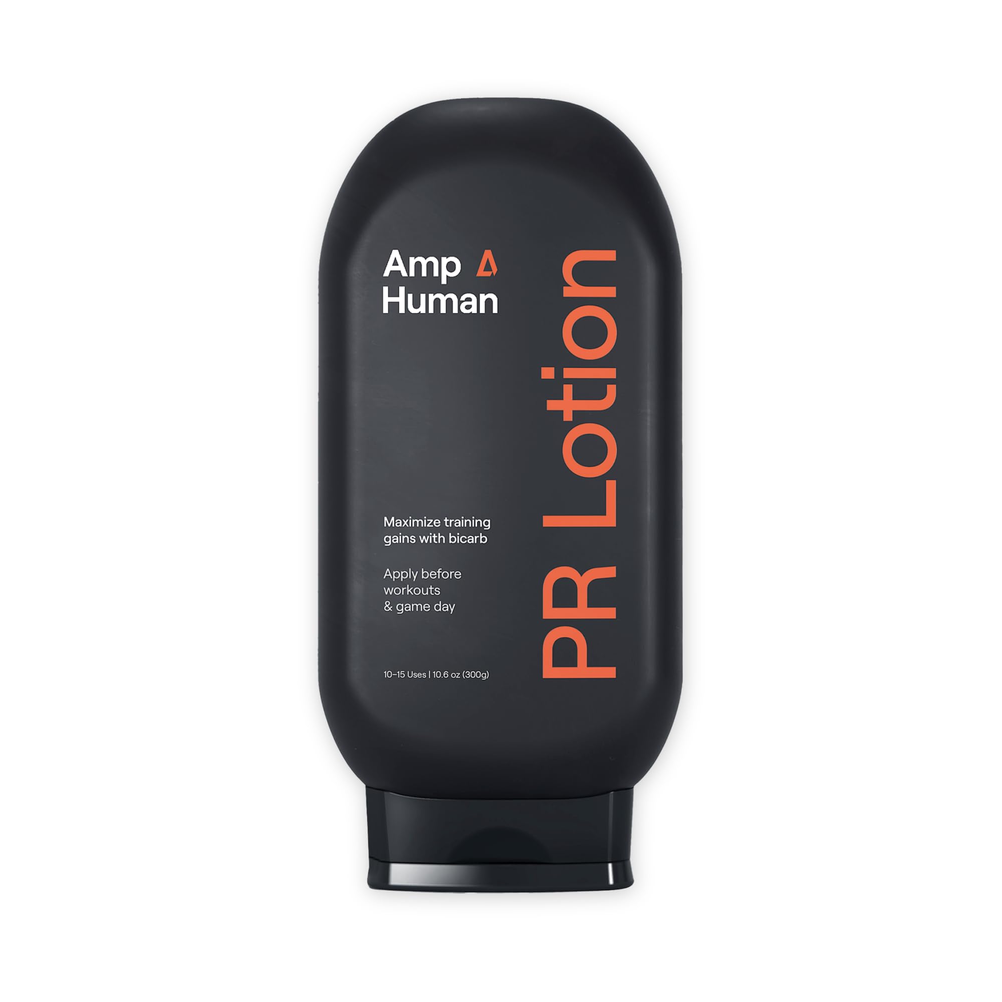 Amp Human PR Lotion - Performance & Recovery Bicarb Sports Lotion - Informed Sport Certified - Natural Electrolyte Sodium Bicarbonate (300 g Bottle)