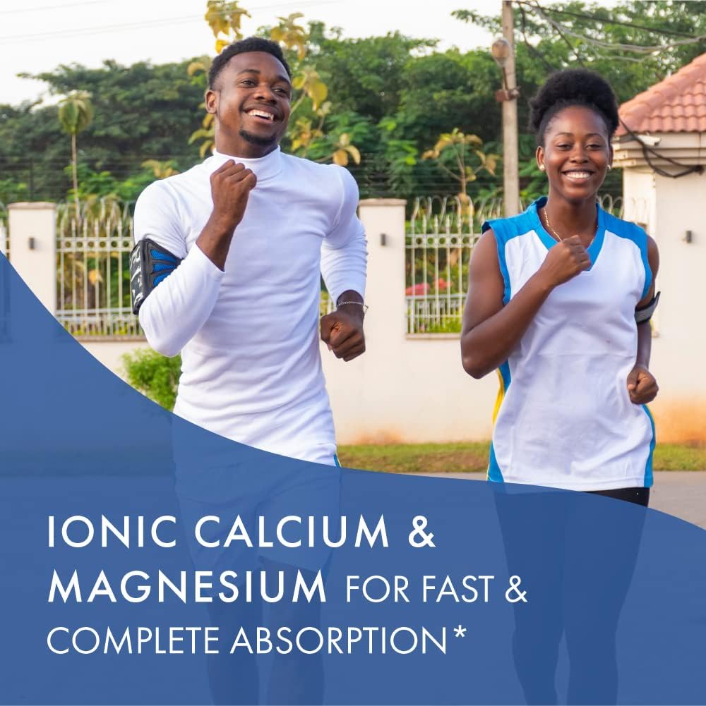 Ionic Fizz Calcium Plus by Pure Essence - Perfect Calcium/Magnesium Ratio with Vitamin A, B, C, D and Potassium Strong Bones - Orange Vanilla - 7.41 oz