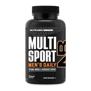 NutraBio Multisport for Men - Mens MultiVitamin - 33 Vitamins, Minerals, Micronutrients - Rich in Antioxidants NutraBio