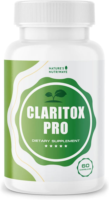 Claritox – Zinc, Chromium, ALA & Green Tea – 60 Ct, 1 Month Supply | Also includes Resveratrol & botanicals with Zinc, Chromium, ALA & Green Tea | Non-GMO, Stimulant-Free
