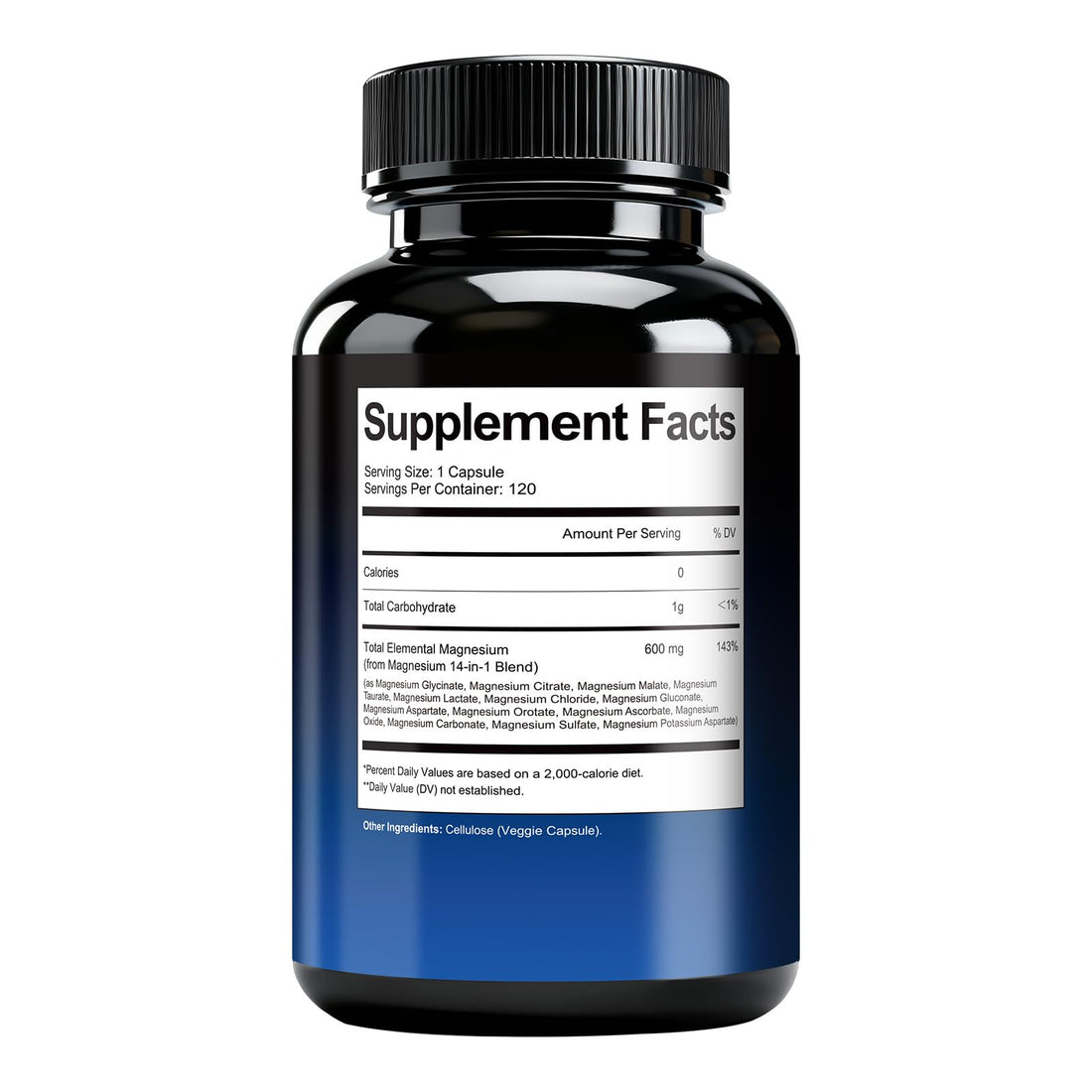 GthNutr Magnesium Complex supplement bottle and packaging on a white background