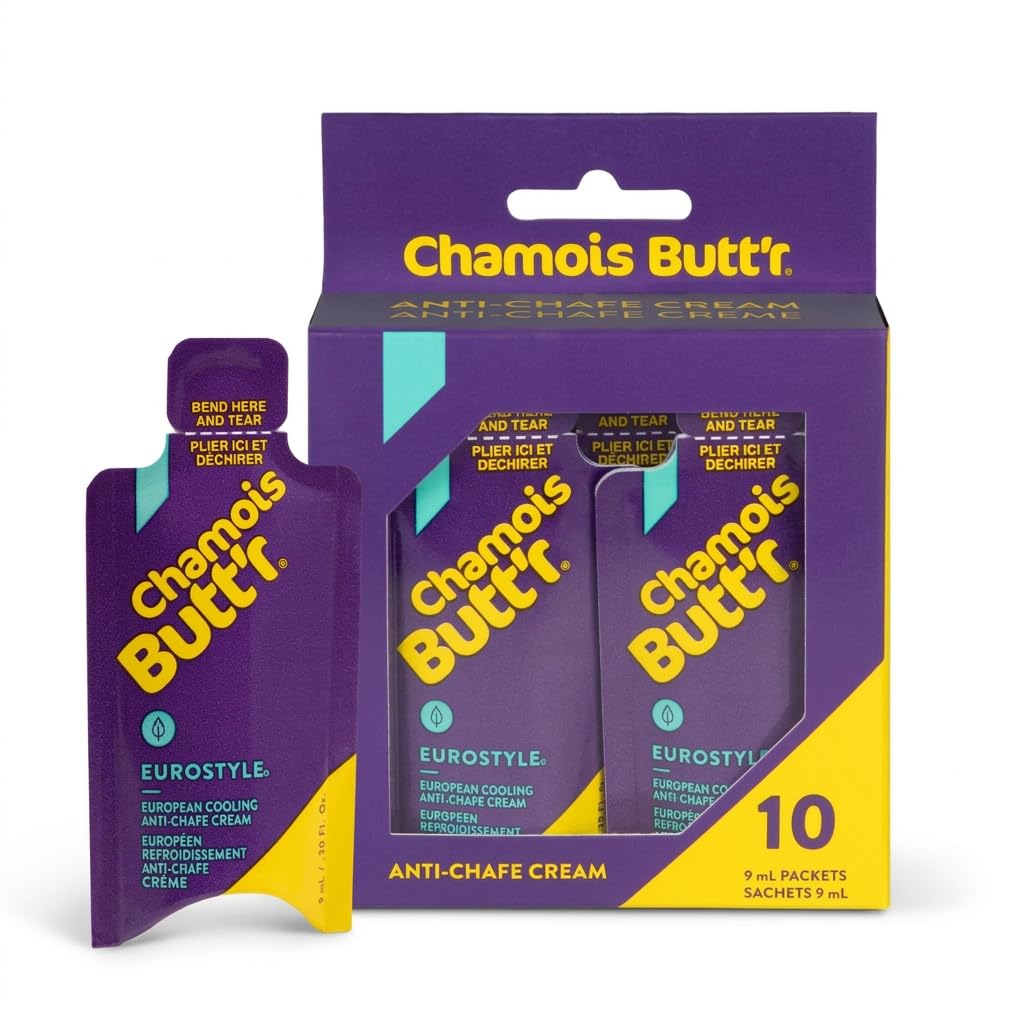 Chamois Butt'r Eurostyle Anti-Chafe Cream for Road, Gravel, Mountain Bike, 8 ounce jar, Cycling Plastic | cycling-equipment