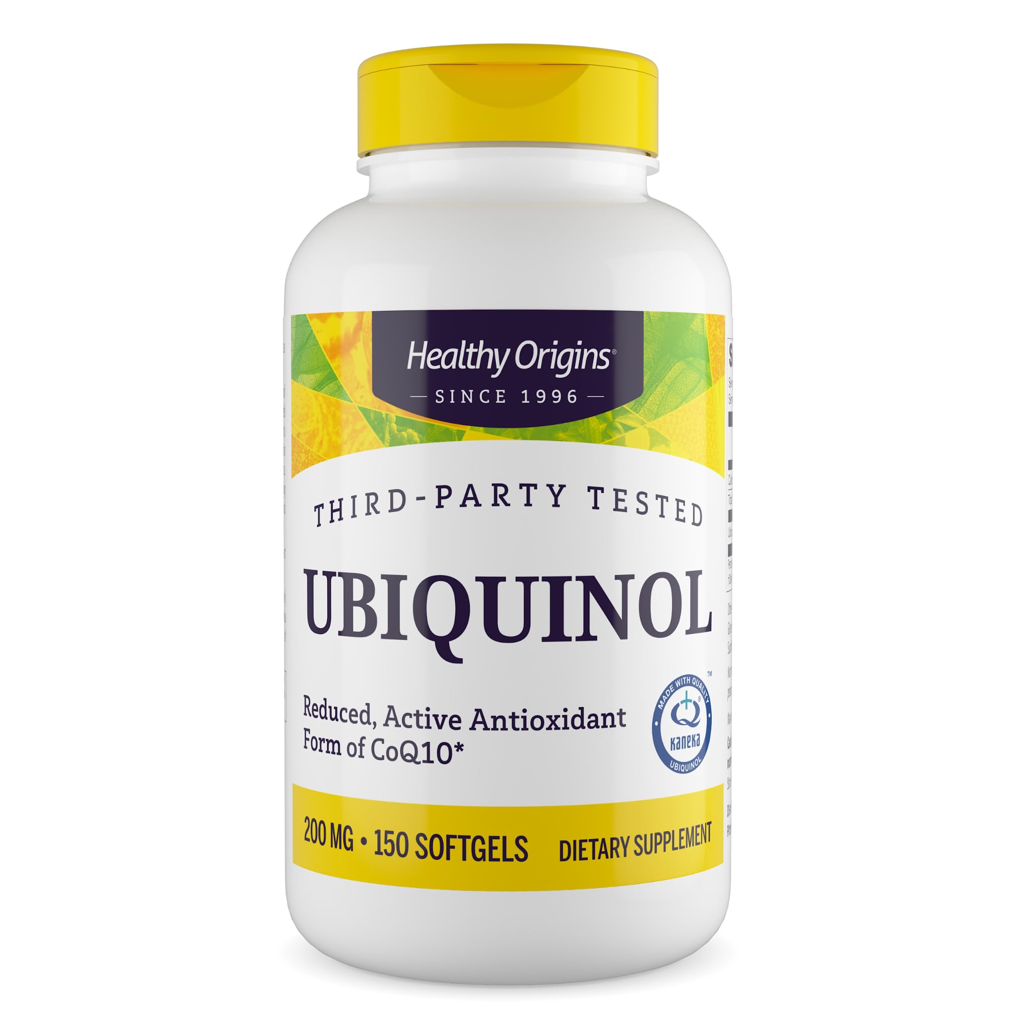 Healthy Origins Ubiquinol CoQ10 200 mg, Non-GMO, 60 Softgels