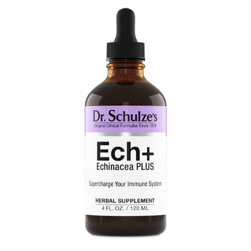 Dr. Schulze's Echinacea Plus | Echinacea Root and Seed | All Organic Extract | Gluten-Free & Non-GMO for Immune System Support | 4 oz Dr. Schulze'sBuy Supplements Australia