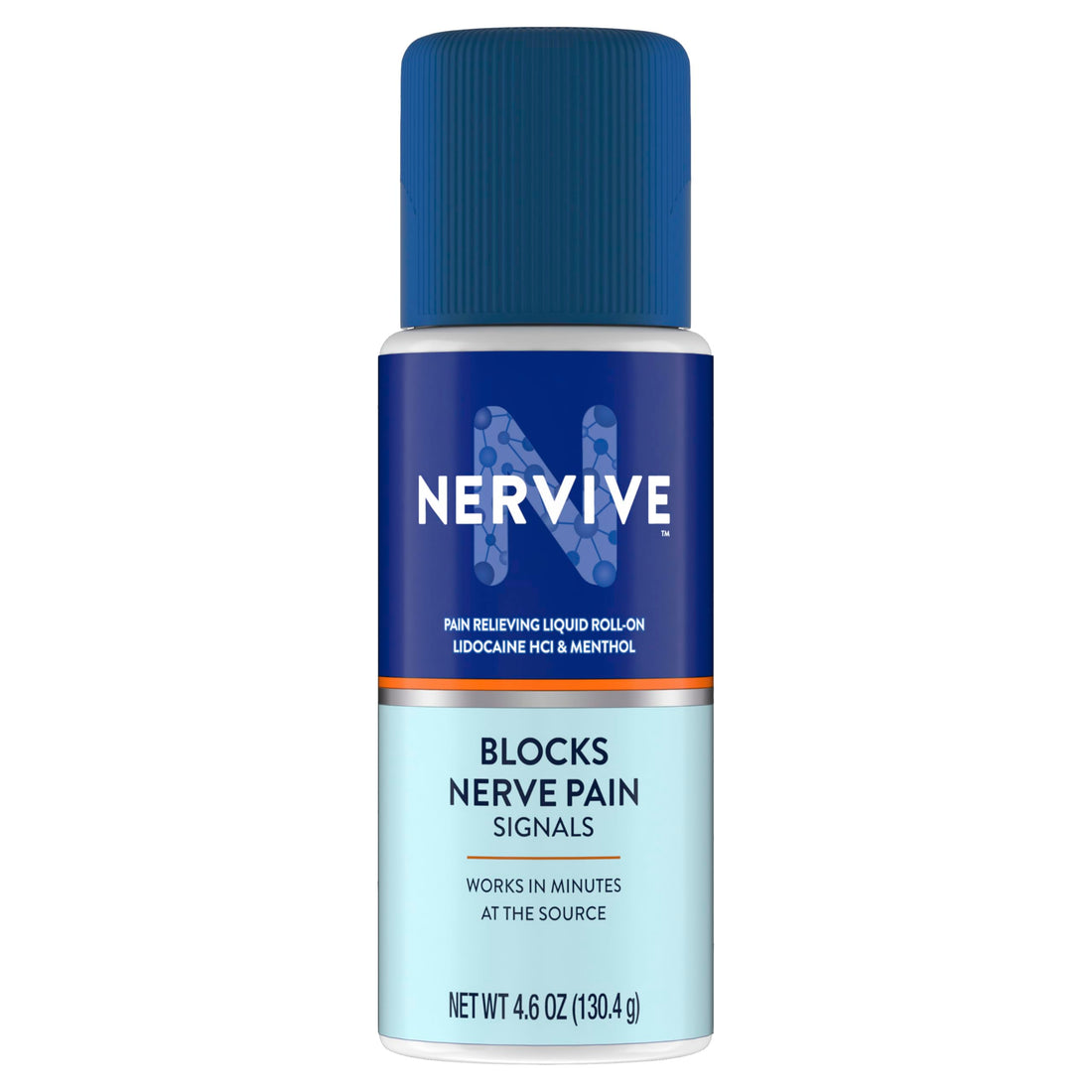 Nervive Pain Relieving Roll On, Lidocaine Roll On, Nervive Pain Relief, Lidocaine Topical, Foot Pain, Leg Pain, Hand Pain, Max Strength Formula, 4.6oz NerviveBuy Supplements Australia