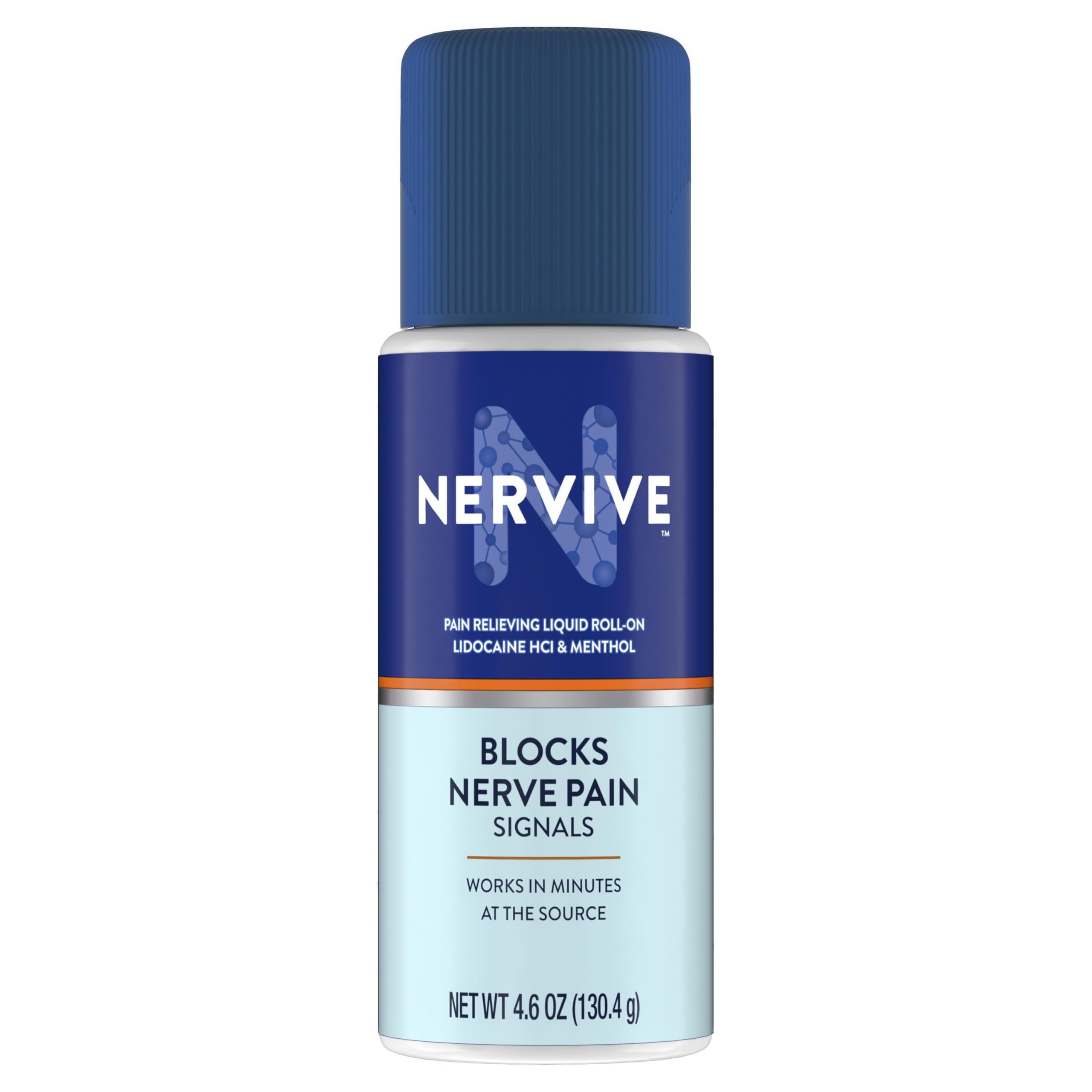 Nervive Pain Relieving Roll On, Lidocaine Roll On, Nervive Pain Relief, Lidocaine Topical, Foot Pain, Leg Pain, Hand Pain, Max Strength Formula, 4.6oz NerviveBuy Supplements Australia