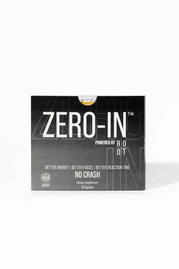 Zero-In dietary supplement packaging on a white background