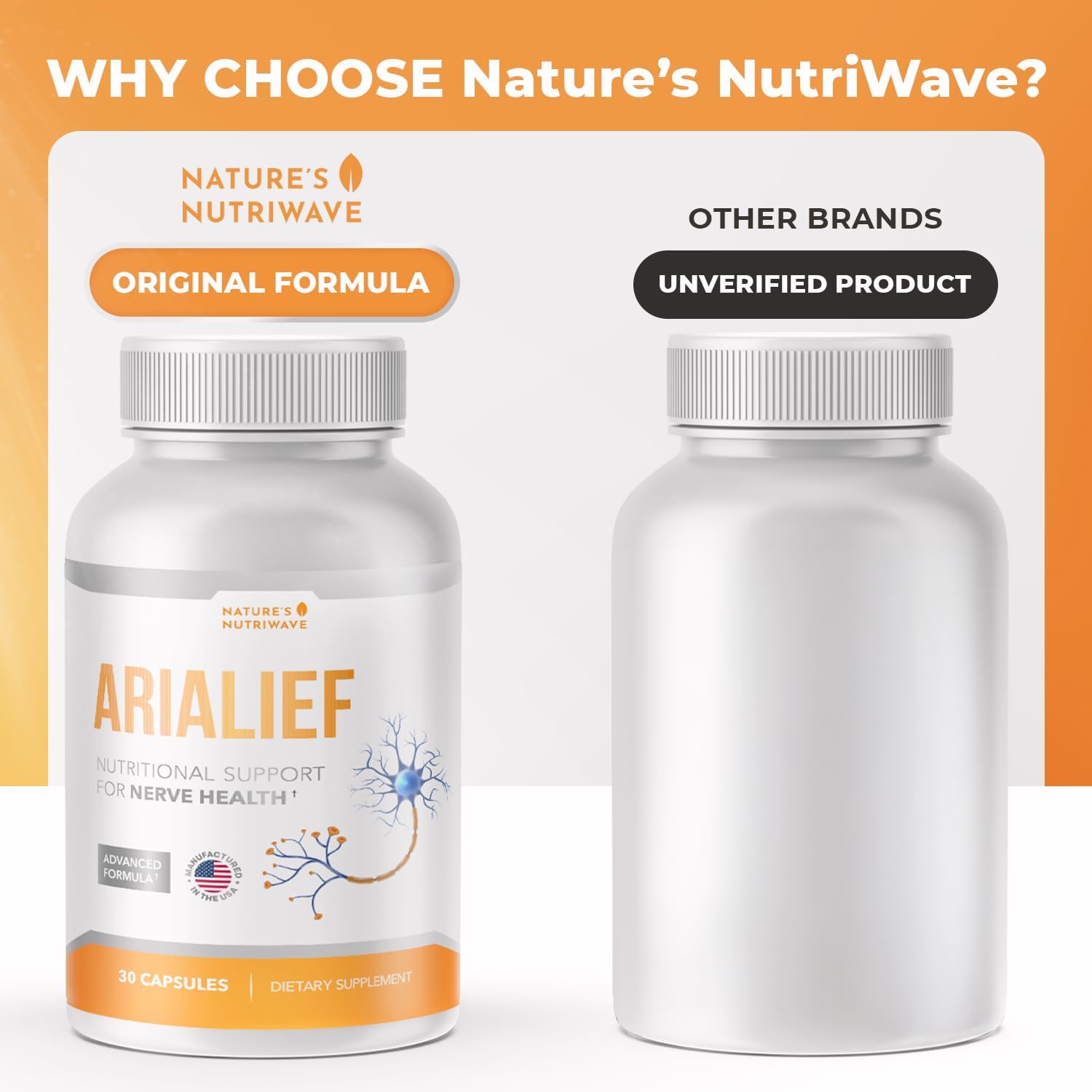 Arialief – Botanical Capsules, USA Made – 30 Ct, 1 Month Supply | Botanical capsule formula | Non-GMO, Made in USA | Easy-to-swallow daily capsule