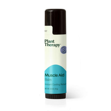 Plant Therapy Muscle Aid Balm .5 oz Soft & Creamy Balm, Cooling Relief, Natural Ingredients Plant TherapyBuy Supplements Australia