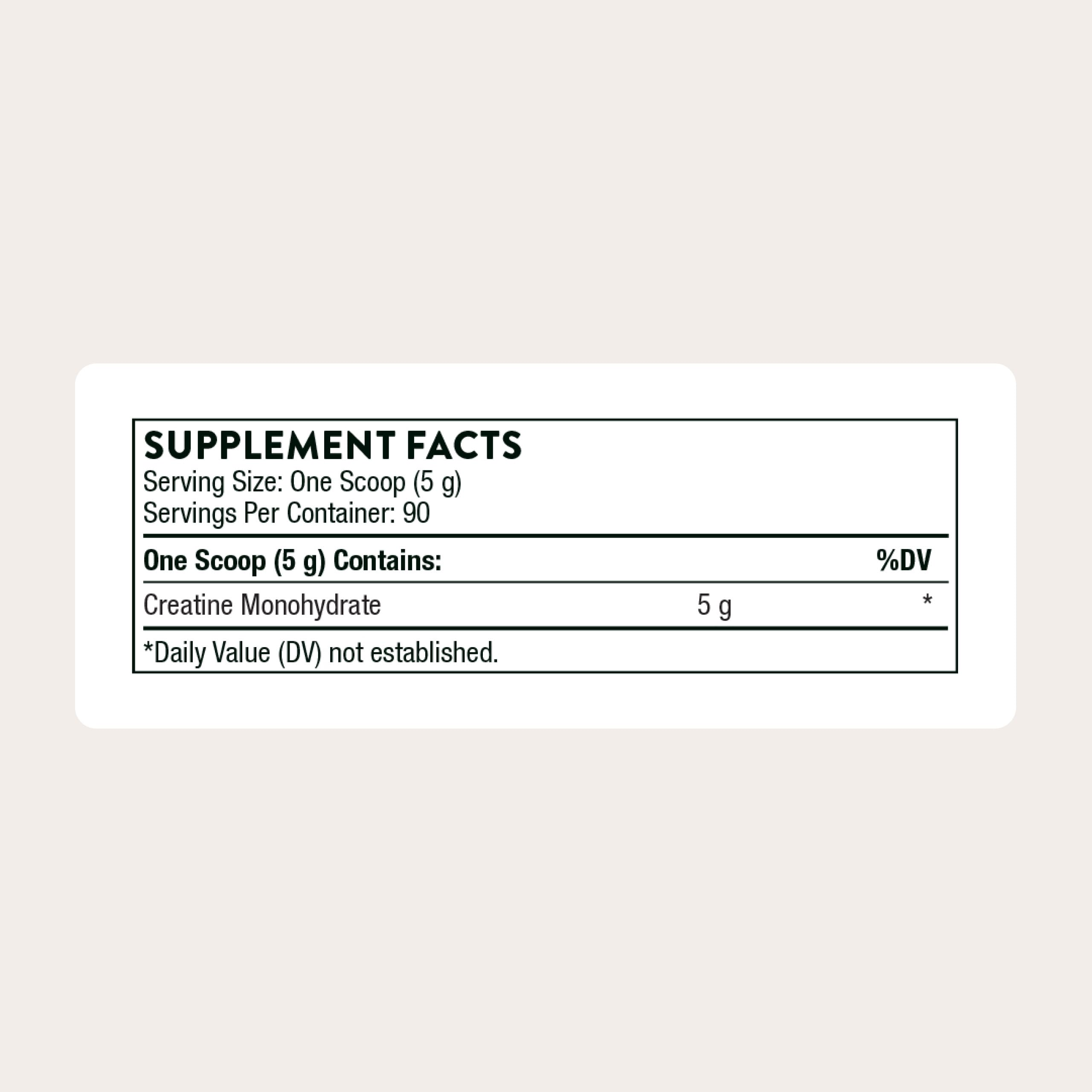 THORNE Creatine - Micronized Creatine Monohydrate Powder - Support for Muscles & Cognitive Function* - for Women & Men - Unflavored - NSF Certified for Sport - 5 g per Serving - 90 Servings THORNE buy supplements Au