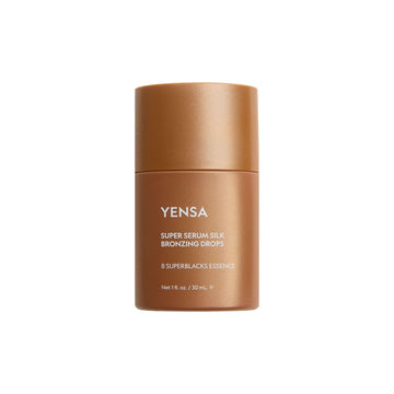 YENSA Super Serum Silk Bronzing Drops for Face - Liquid Bronzer Drops Enriched with Bakuchiol, Ferulic Acid & Super Oils - Hydrates & Nourishes with a Subtle Shimmer Finish - Universal Shade (1 Fl oz) YENSABuy Supplements Australia