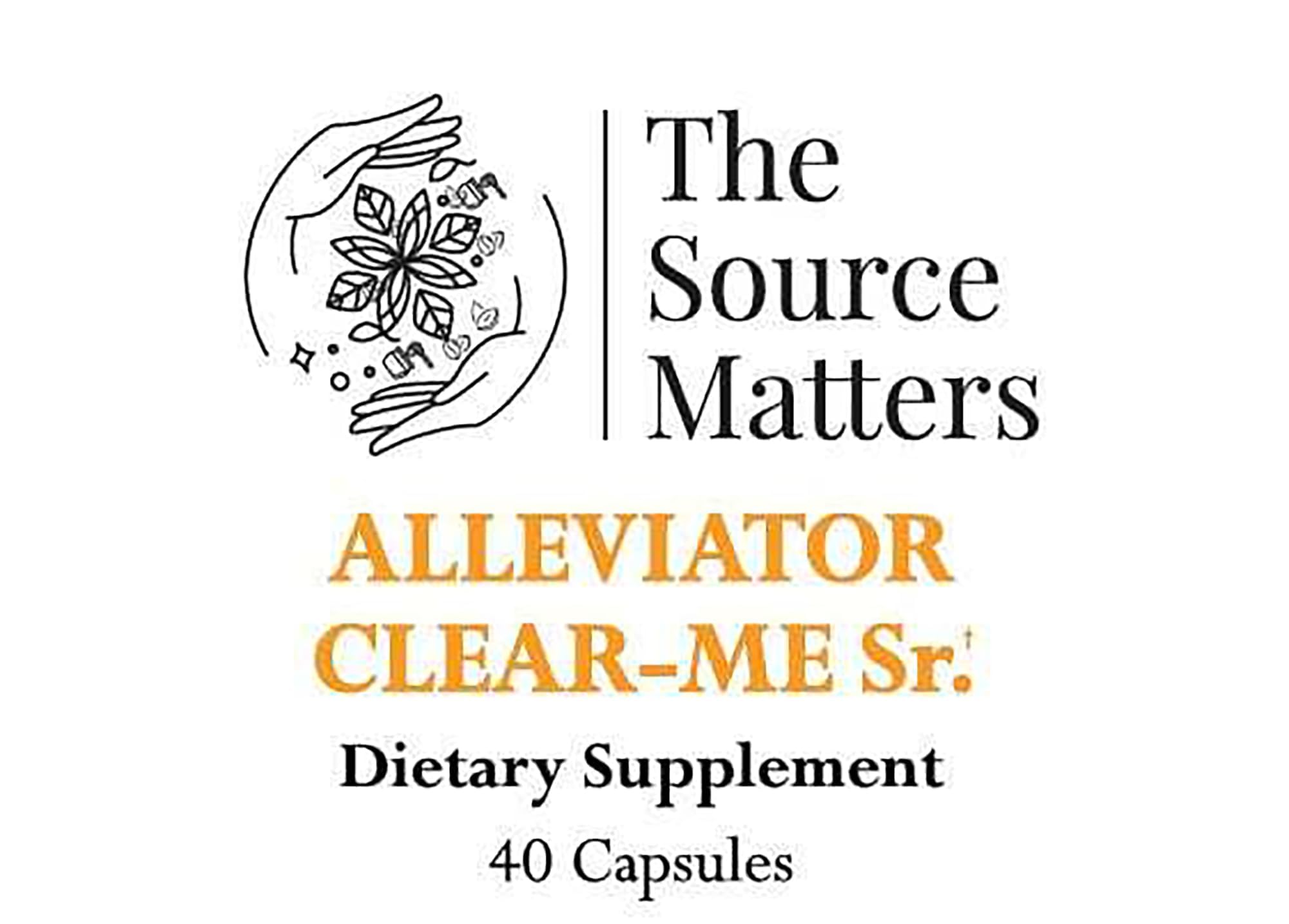 The Source Matters Alleviator Clear-ME SR Seasonal Allergy Relief and Immune Support | Quercetin, Bromelain, Stinging Nettles, NAC, and Vitamin C (40 Capsules) THE SOURCE MATTERS buy supplements Au
