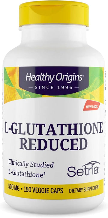 Healthy Origins Setria L-Glutathione 500 mg, 150 Veggie Caps
