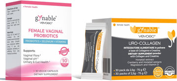 Gynable Vaginal probiotic and Bladder Control Supplement for Women Bundle