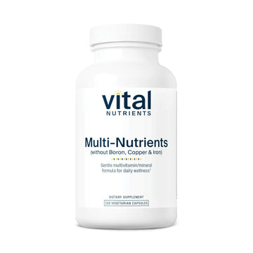 Vital Nutrients Multi-Nutrients 5 Ultra Antioxidant Formula | Boron, Copper, and Iron Free | Vegetarian Daily Multivitamin and Mineral Vital Nutrients