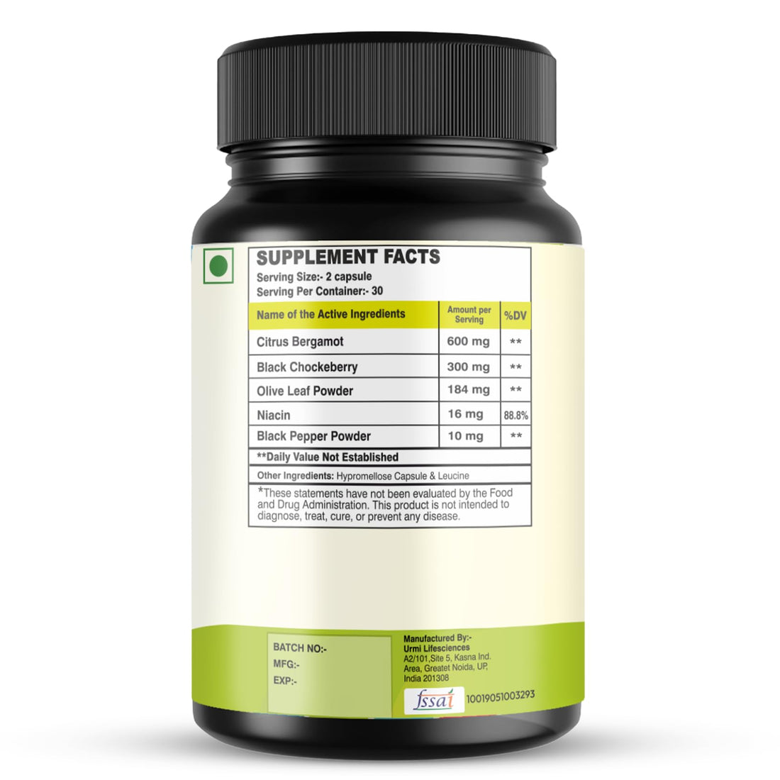 Setnutra Citrus Bergamot supplement bottle on a white background
