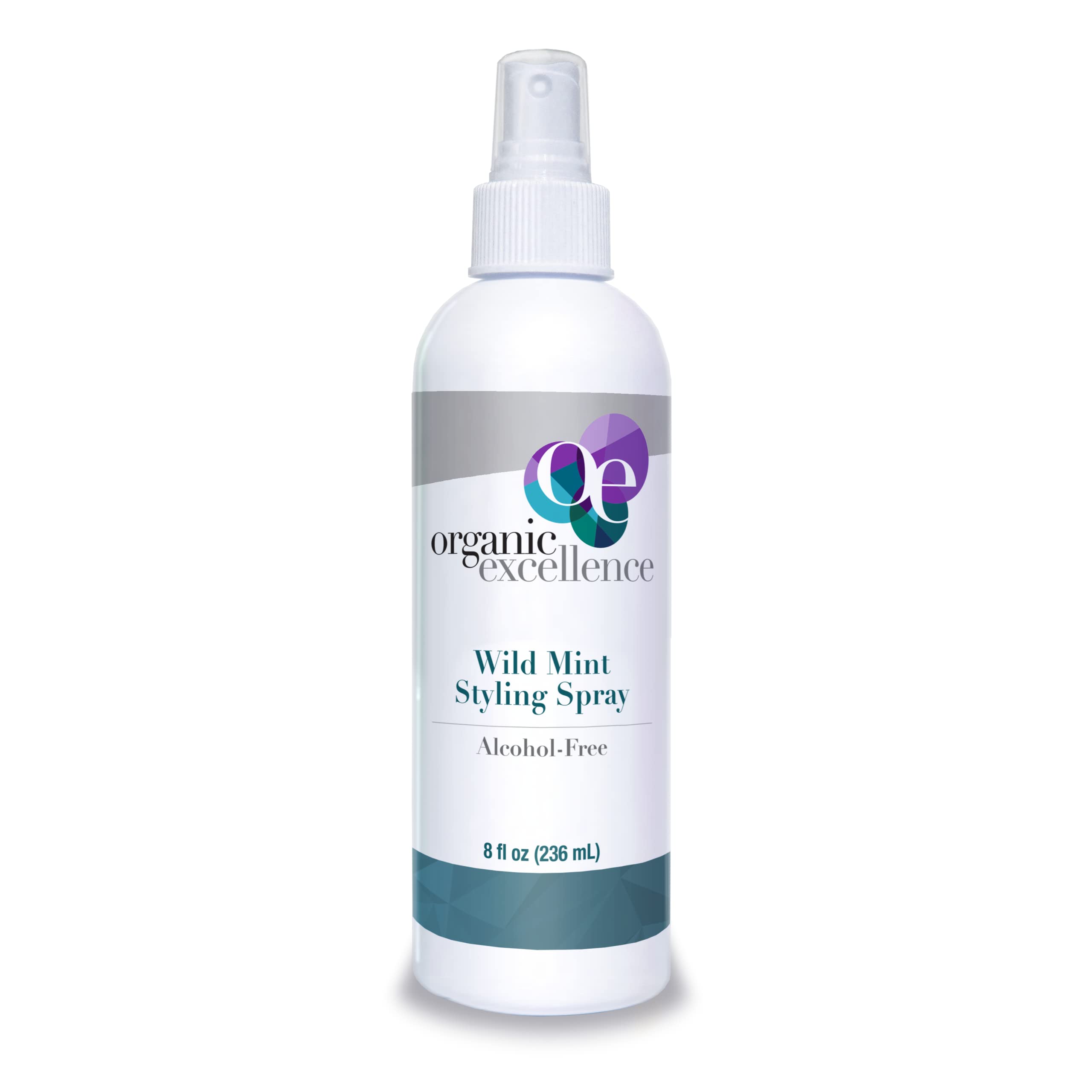 Organic Excellence Wild Mint Styling Spray, Alcohol-Free, pH Neutral, 8 Ounce Organic ExcellenceBuy Supplements Australia