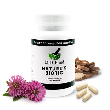 Nature’s Biotic Berberine Supplement for Daily Wellness Support with Blend of Oregano, Garlic, Vitamins C & B6, Magnesium, and Zinc, 90 Capsules (Pack of 1) M.D. BlendBuy Supplements Australia