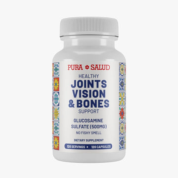 Basic Brands Pura Salud Pureflex Glucosamine Sulfate, 500mg 120 Count | Joint Health Support