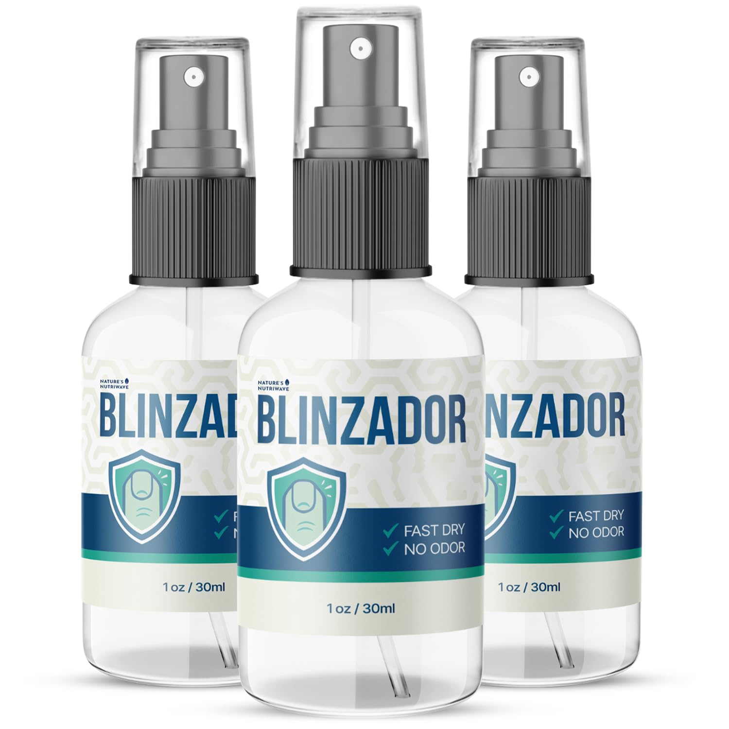 Blinzador Spray – Plant-Based Foot & Nail Formula – 1oz, 1 Month Supply | Topical foot & nail spray, plant-based | Fast-drying & odorless | No-touch daily application